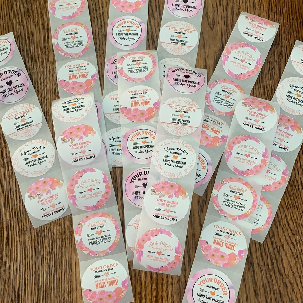 50 Your order made my day stickers - great for that special touch to pac…